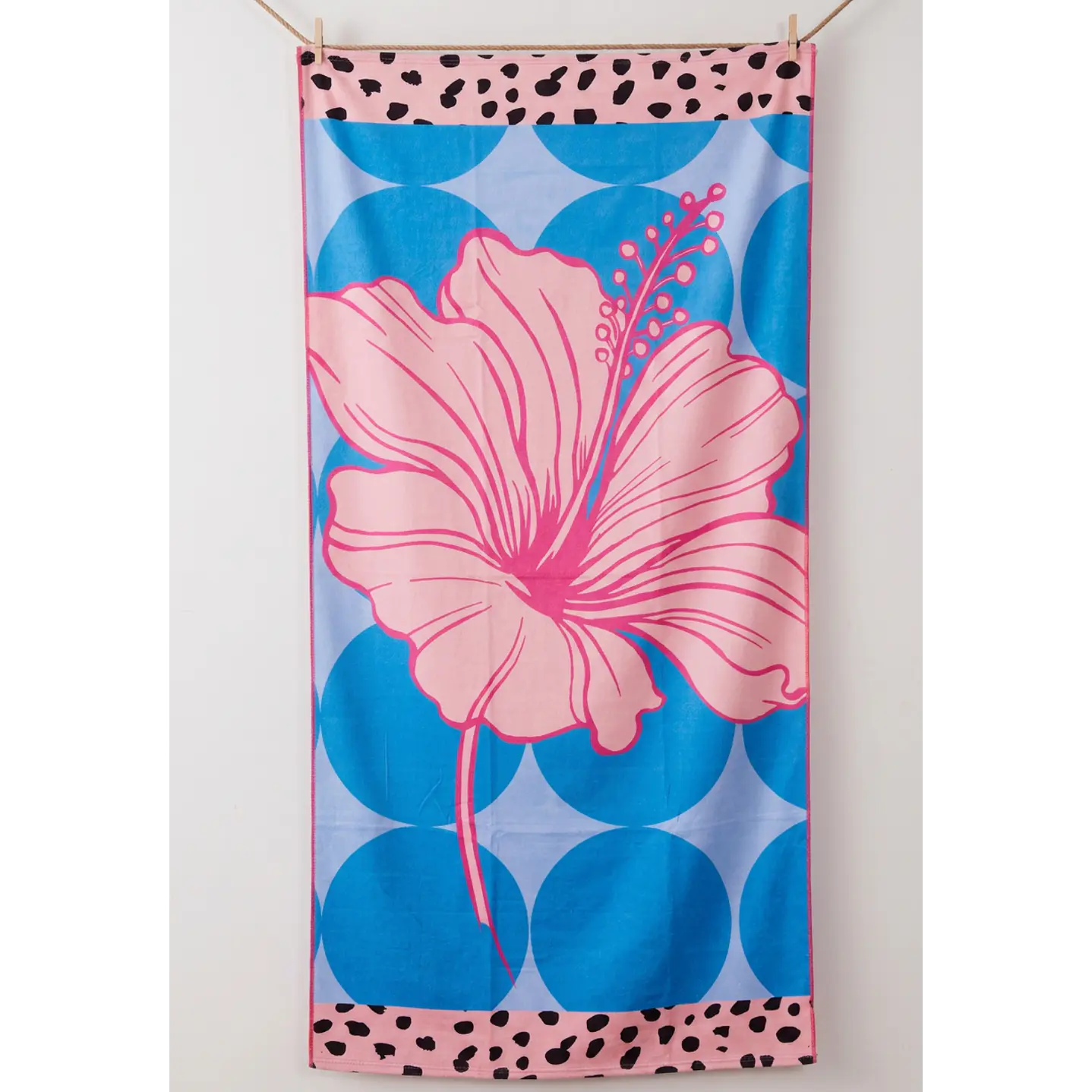 Toalla Flor Mujer Rosado 1