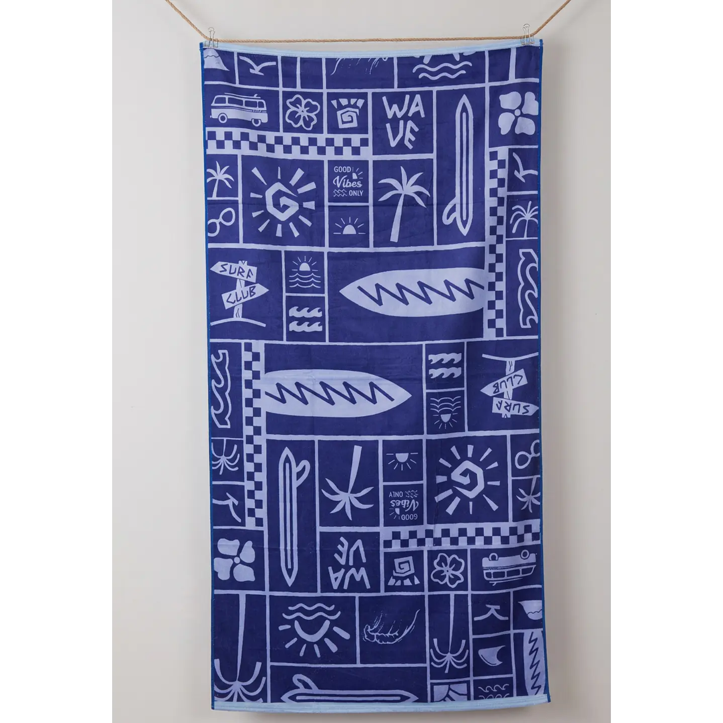 Toalla Wave Hombre Azul 1