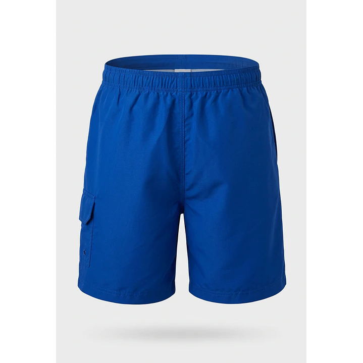 Traje De Baño Cargo Hombre Azul 2