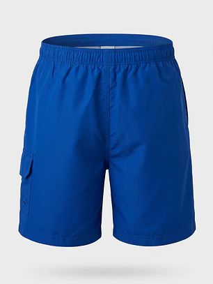 Traje De Baño Cargo Hombre Azul