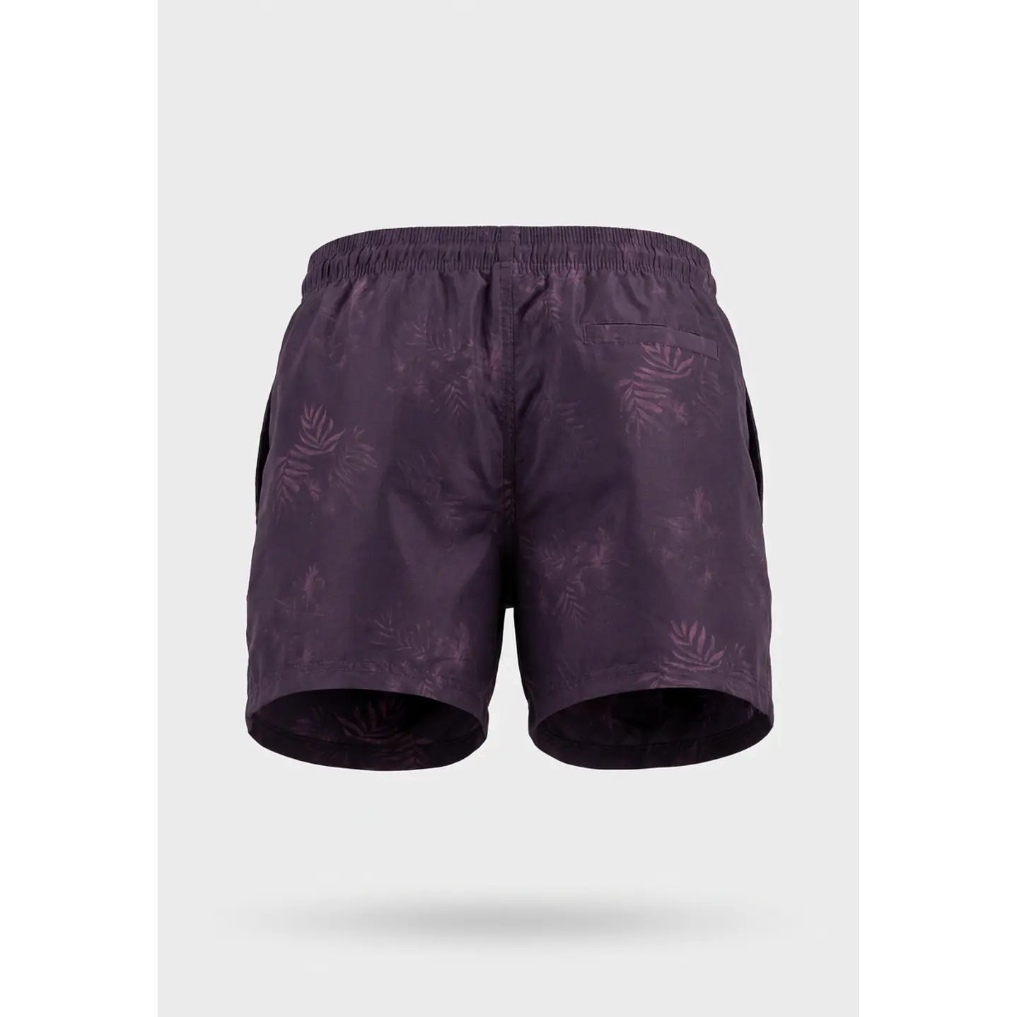 Traje De Baño Palmeras Hombre Lila 2