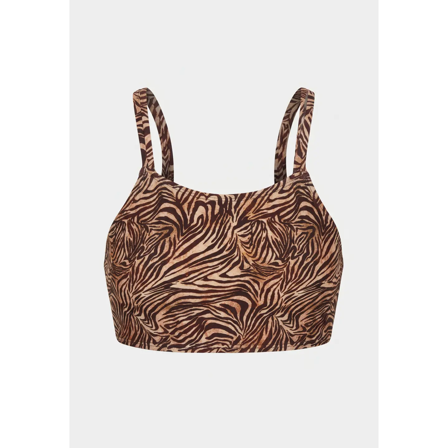 Traje De Baño 2 Piezas Mujer Café 3