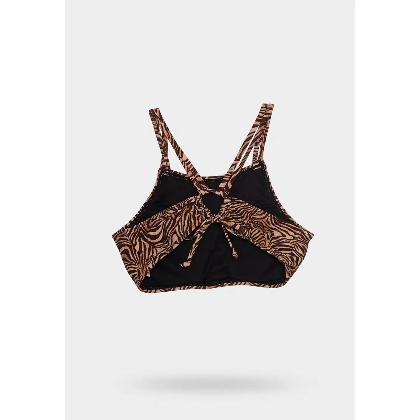 Traje De Baño 2 Piezas Mujer Café 4