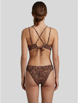 Traje De Baño 2 Piezas Mujer Café