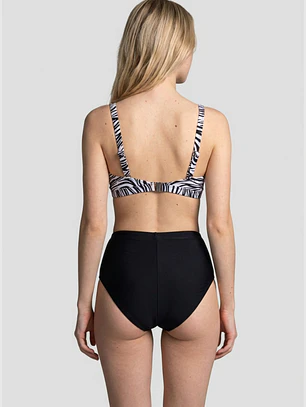 Traje De Baño 2 Piezas Mujer Negro