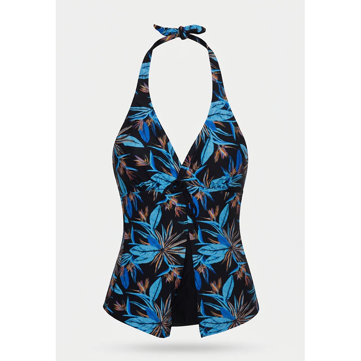 Traje De Baño 2 Piezas Mujer Negro 1
