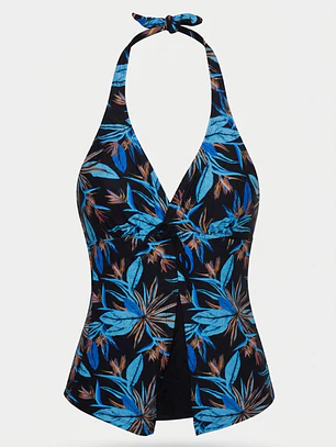 Traje De Baño 2 Piezas Mujer Negro