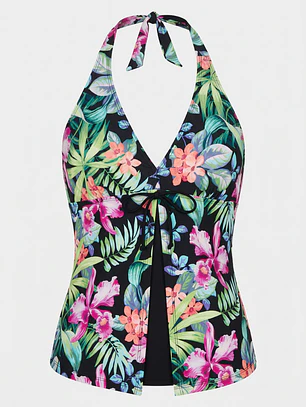 Traje De Baño 2 Piezas Mujer Negro