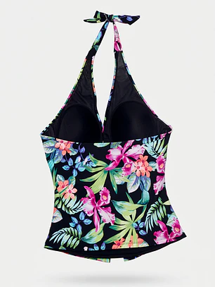 Traje De Baño 2 Piezas Mujer Negro