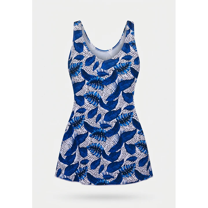 Traje De Baño Mini Mujer Azul 1