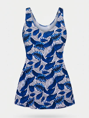 Traje De Baño Mini Mujer Azul