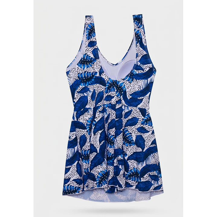 Traje De Baño Mini Mujer Azul 2