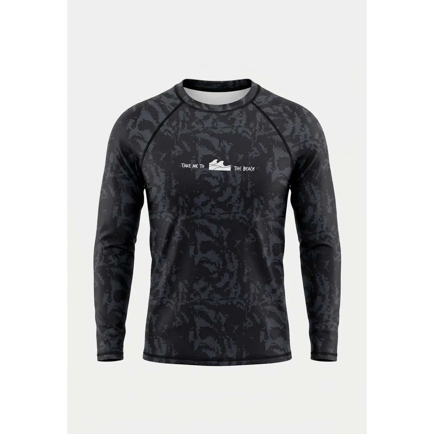 Traje Baño Polera UV Militar Lolo Negro 1
