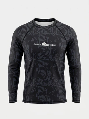 Traje Baño Polera UV Militar Lolo Negro