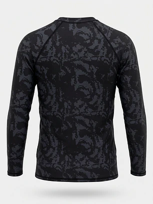 Traje Baño Polera UV Militar Lolo Negro