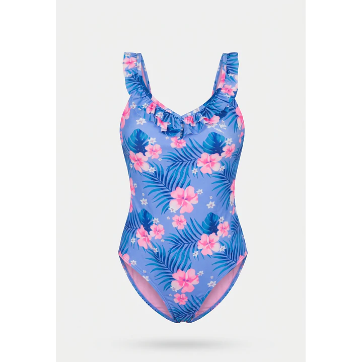 Traje Baño Entero Lola Celeste 1