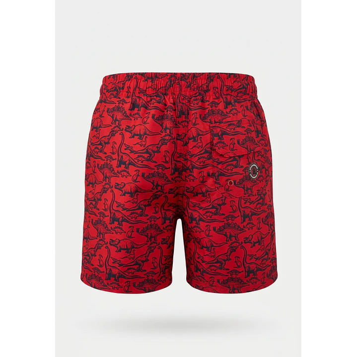 Traje Baño Largo Niño Rojo 2