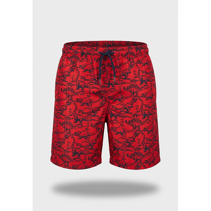 Traje Baño Largo Niño Rojo 1