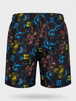 Traje Baño Largo Niño Negro