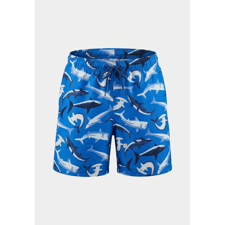 Traje Baño Largo Niño Azul 1