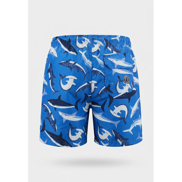 Traje Baño Largo Niño Azul 2