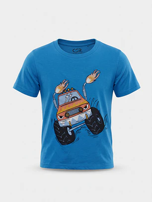Pijama Corto Diseño Niño Azul