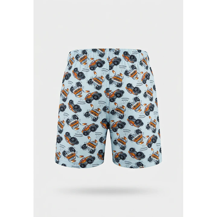 Pijama Corto Diseño Niño Azul 5