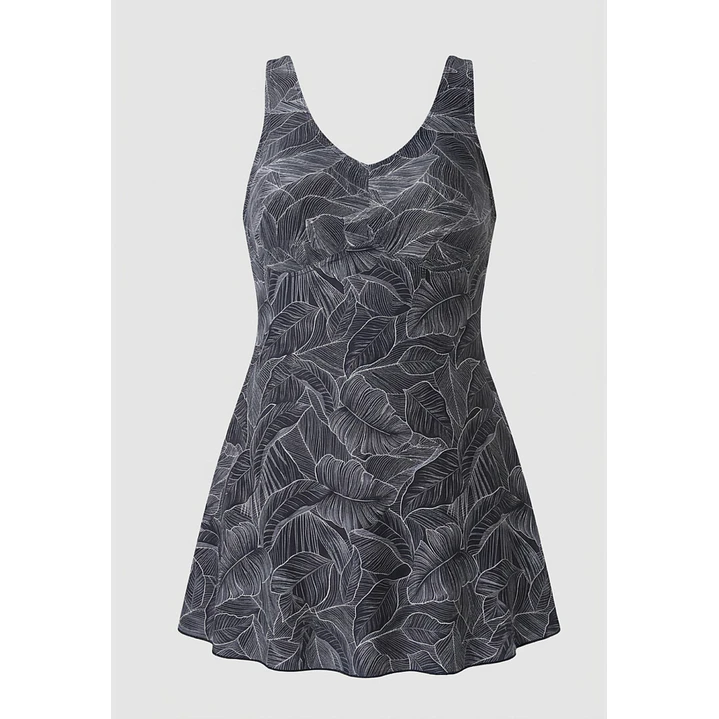 Traje De Baño Mini Mujer Gris 1