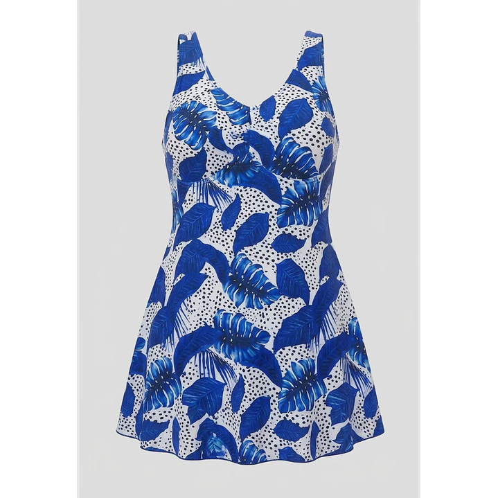 Traje De Baño Mini Mujer Azul 1