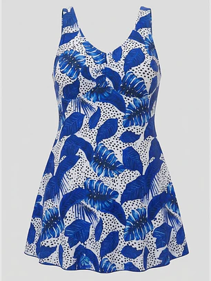 Traje De Baño Mini Mujer Azul