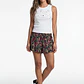 Short Viscosa Pretina Ancha Mujer Negro - Miniatura 3