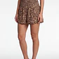 Short Viscosa Pretina Ancha Mujer Café - Miniatura 1