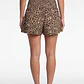 Short Viscosa Pretina Ancha Mujer Café - Miniatura 2