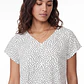 Polera Lunares Mujer Blanco - Miniatura 4