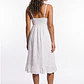 Vestido Pabilo Brodery Mujer Blanco - Miniatura 2