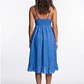 Vestido Pabilo Brodery Mujer Azul - Miniatura 2