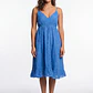 Vestido Pabilo Brodery Mujer Azul - Miniatura 1