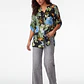 Blusa Flores Mujer Negro - Miniatura 1