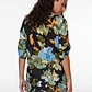 Blusa Flores Mujer Negro - Miniatura 2