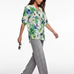 Blusa Flores Mujer Blanco - Miniatura 3