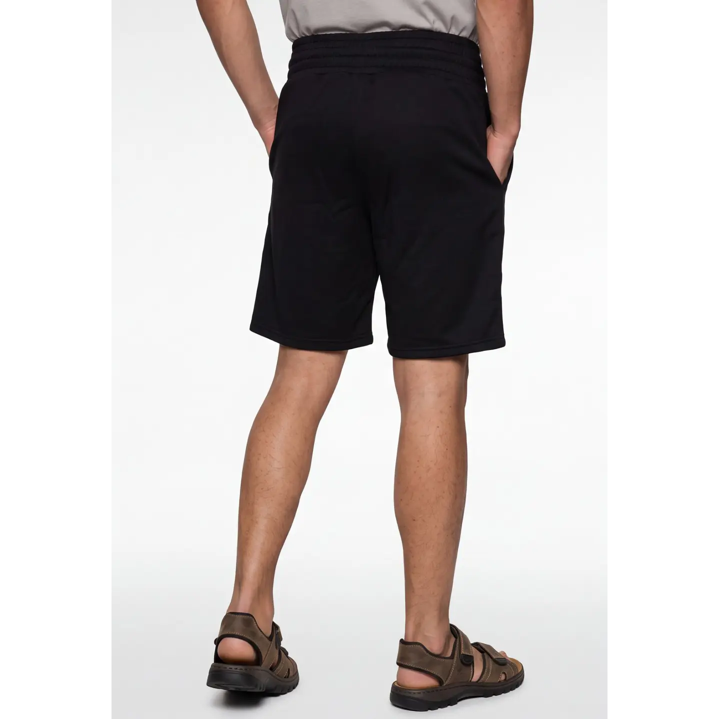Bermuda Doble Pretina Hombre Negro 4