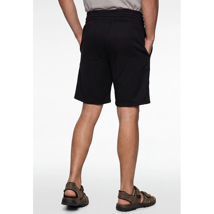 Bermuda Doble Pretina Hombre Negro 4