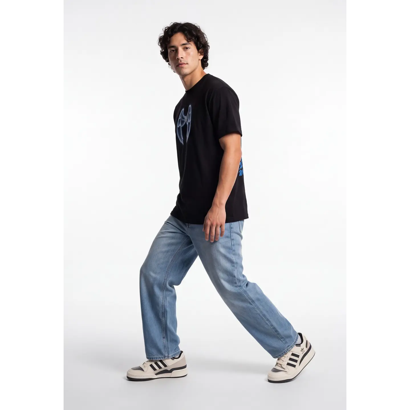 Polera Wings Hombre Negro 3