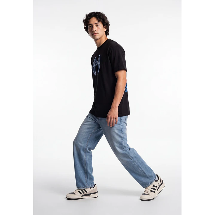 Polera Wings Hombre Negro 3