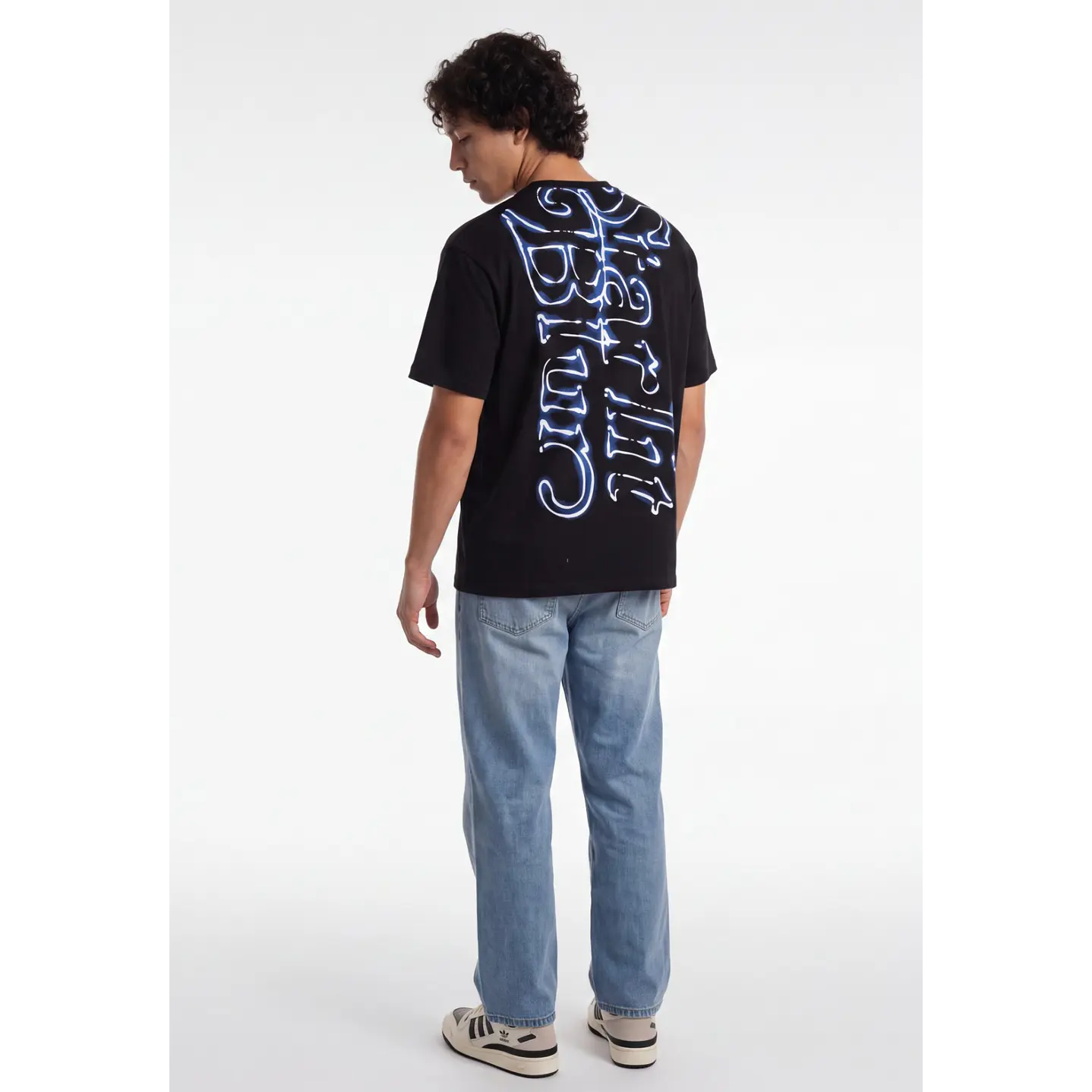 Polera Wings Hombre Negro 1