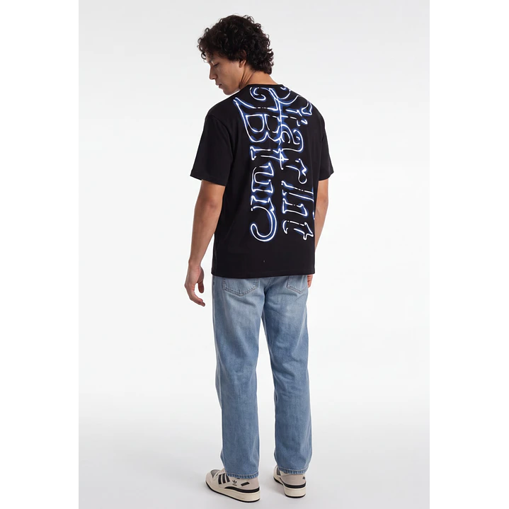 Polera Wings Hombre Negro 1