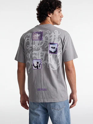 Polera Low Hombre Gris