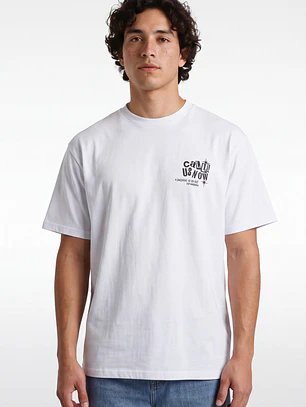Polera Call us Now Hombre Blanco