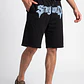 Bermuda Parche Baggy Hombre Negro - Miniatura 1