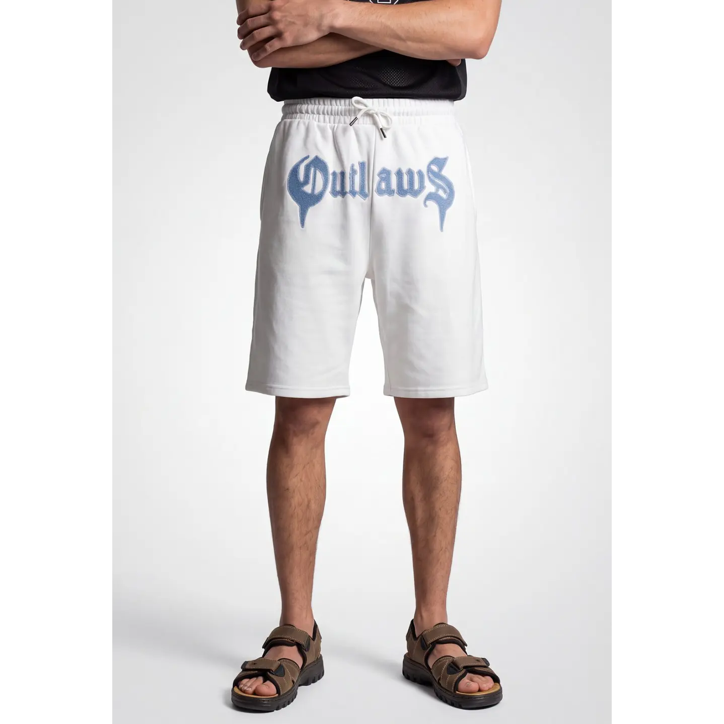Bermuda Parche Baggy Hombre Blanco 1